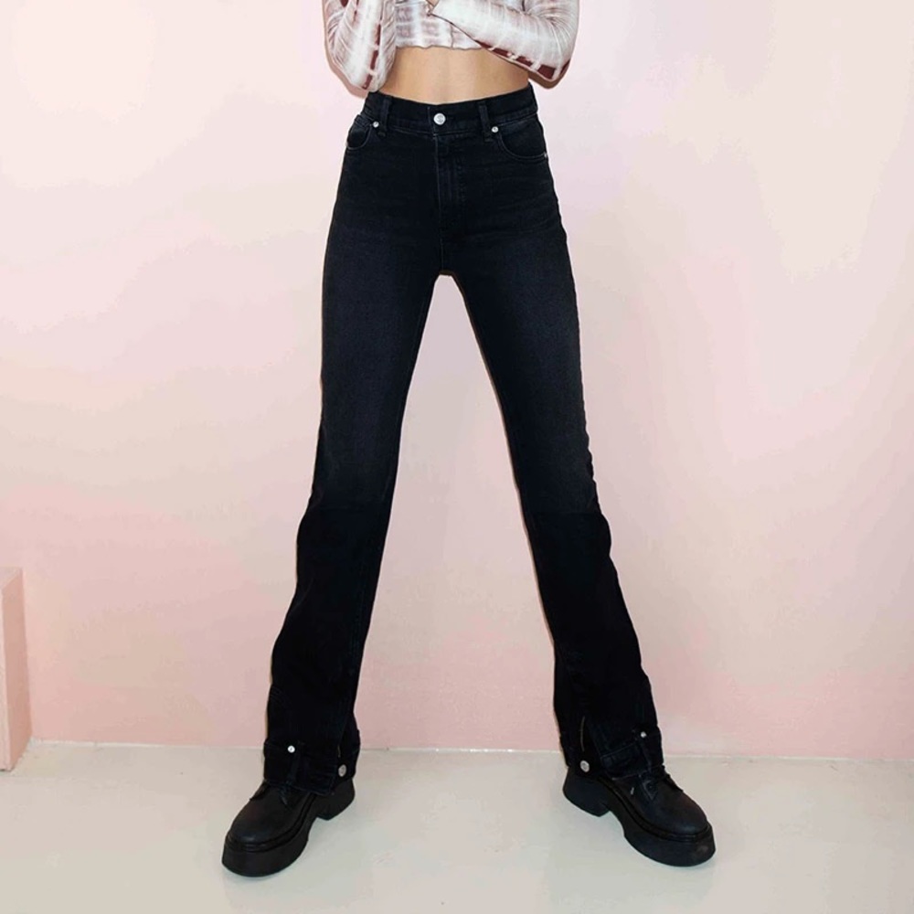 REVICE Black Bootcut Jeans Size 27